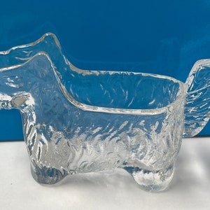 Vintage Glass Scottie Dog Creamer