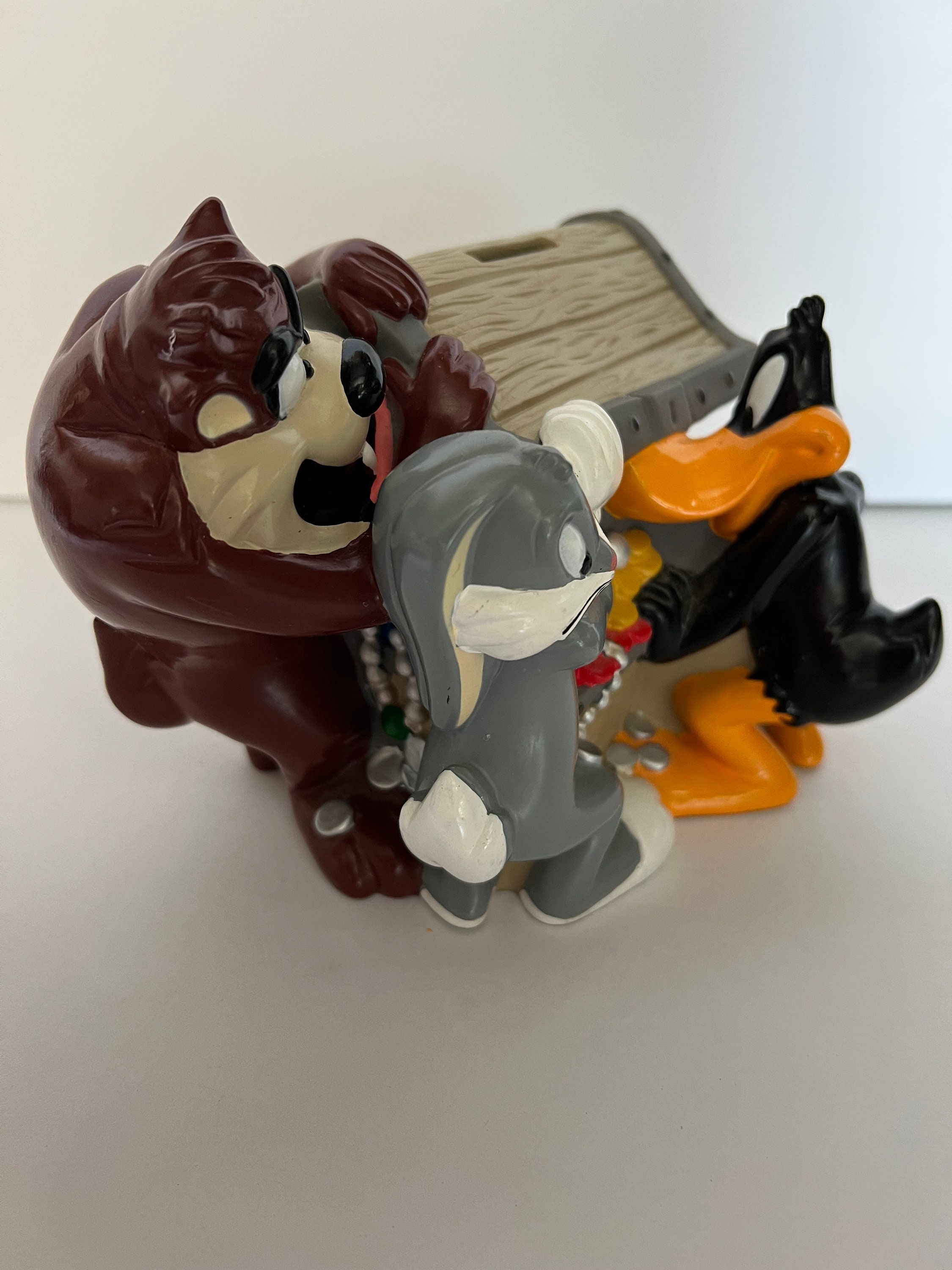1996 希少 ワーナーブラザーズ ルーニー・テューンズ 宝箱 貯金箱
