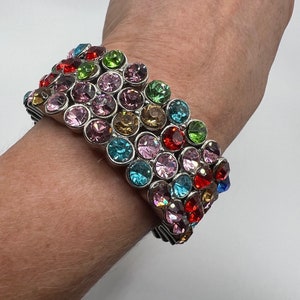 thumbnail image 2 of RIAH FASHION Multi Color Stretch Beaded Stackable Bracelets 2 of 13