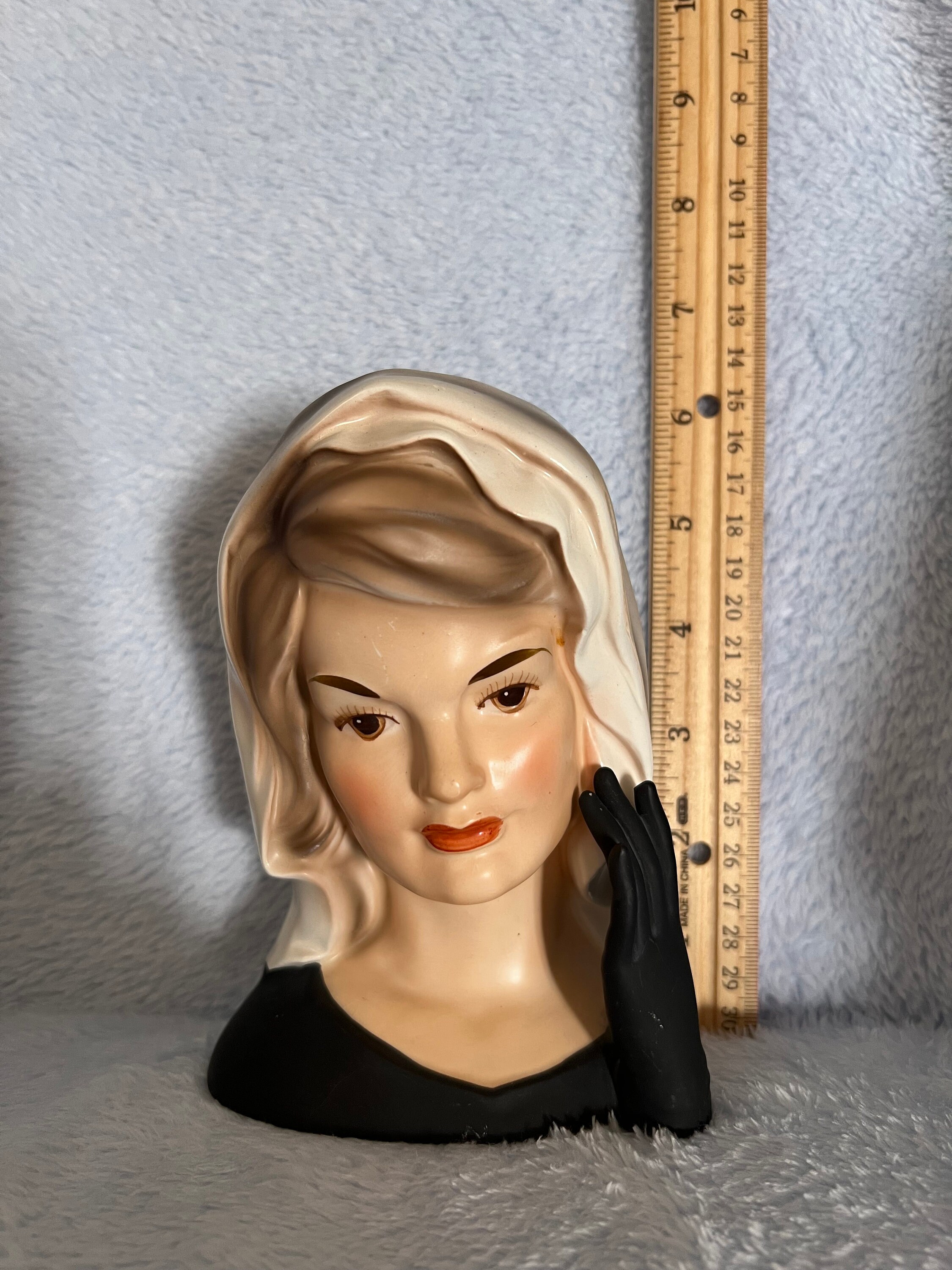 Vintage 1964 Inarco Jacqueline Kennedy Lady Head Vase - Etsy
