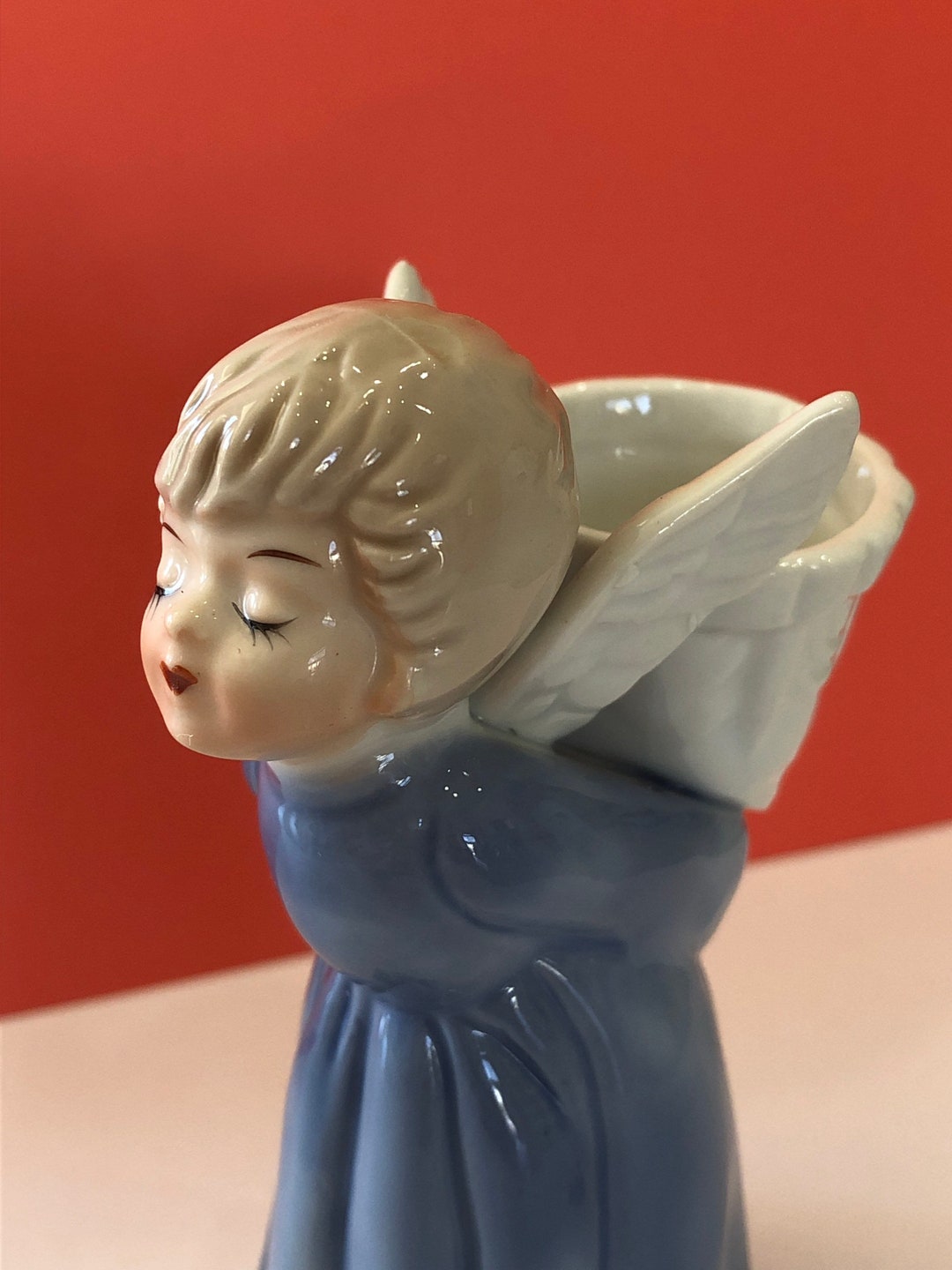 Kissing Angel Figurine Etsy