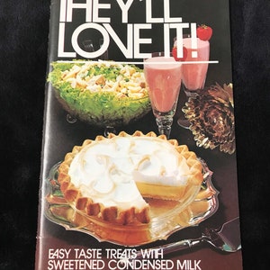 1976 Retro Borden Kochbuch Sie werden es lieben Heft