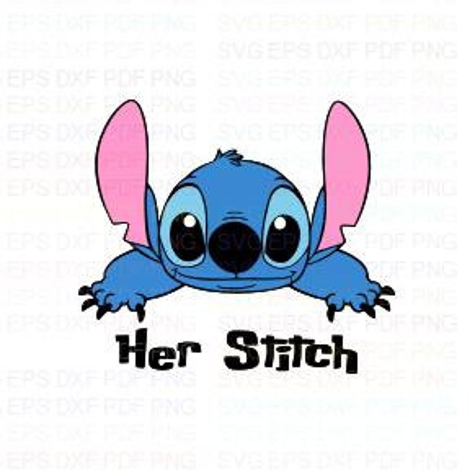 Her Stitch Lilo And Stitch Svg Dxf Eps Pdf Png Cricut Etsy España