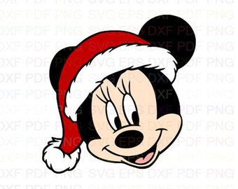 minnie mouse santa ensacark