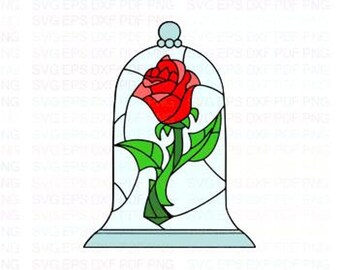 Beauty And The Beast Rose Svg Etsy Beauty And The Beast Rose Svg Etsy