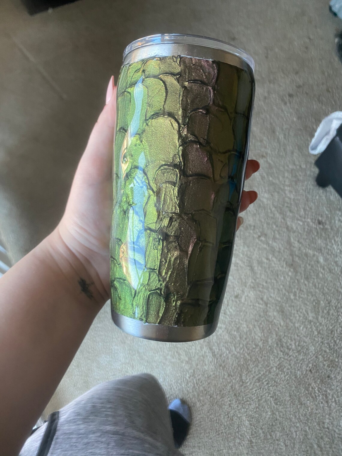 Dragon scales custom tumbler Etsy