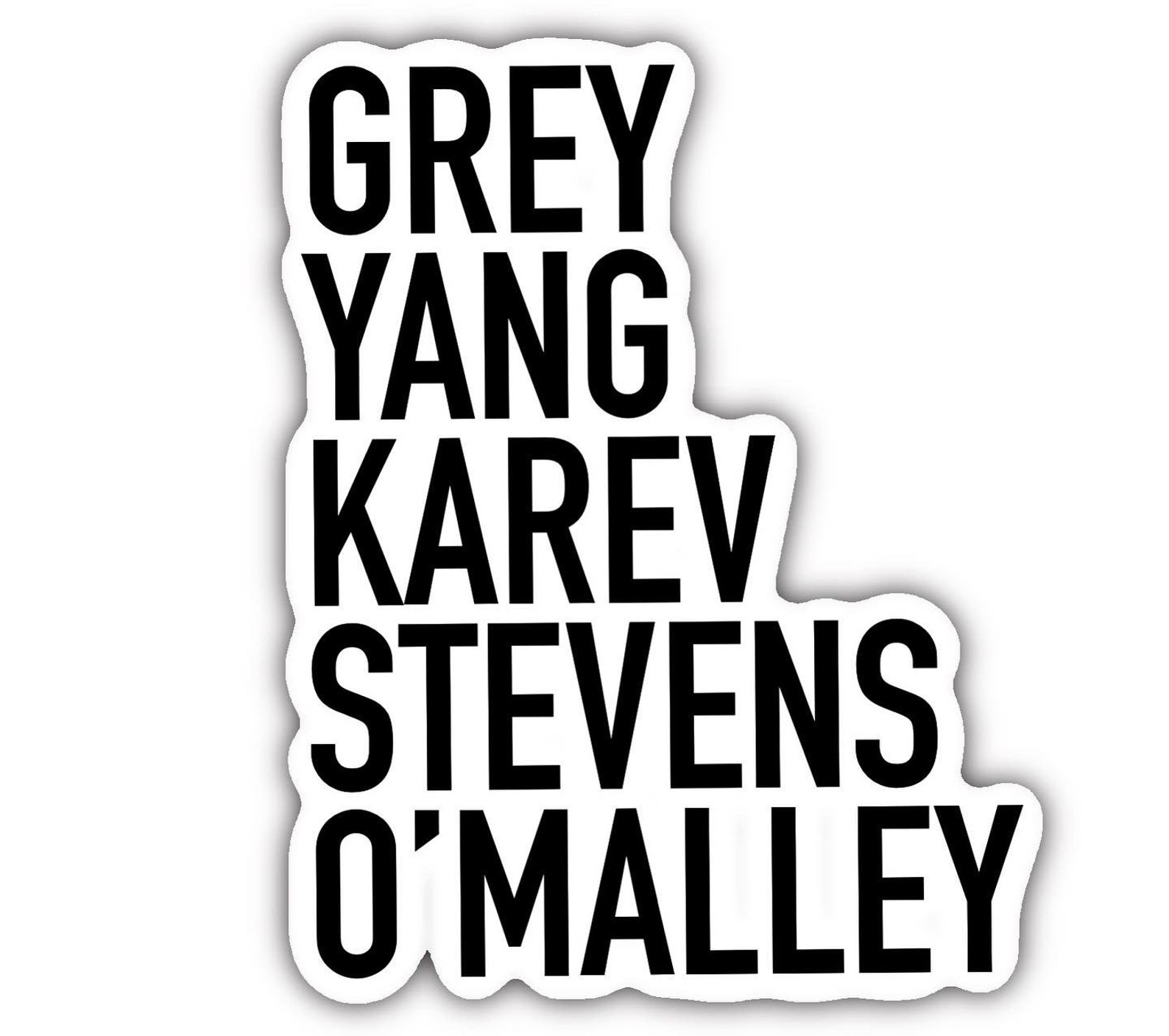 Greys Anatomy Sticker Pack new Waterproof Option - Etsy