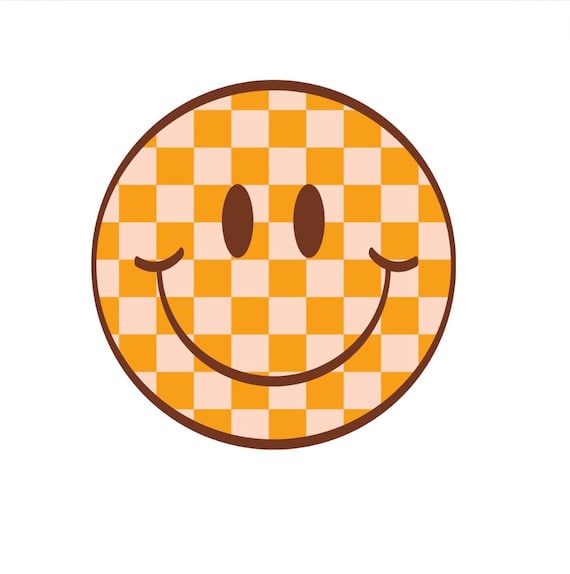 Smile, Smile Face, Groovy Smile Face, 70s Style Smile Face, Png