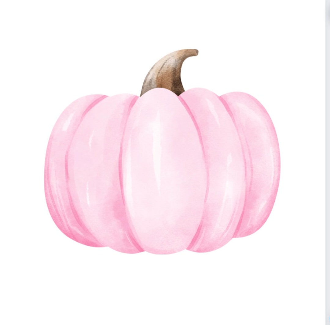 Pink Pumpkin, Pink Pumpkin Png, Png, Svg, Digital File, Halloween Png