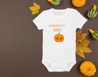 Mamas little pumpkin, fall onesie, pumpkin onesie, Halloween onesie, little pumpkin, baby onesie, custom pumpkin onesie, custom fall onesie