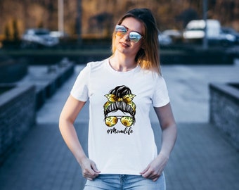 Mom life, mom life t shirt, Mother’s Day, Mother’s Day gift, motherhood, custom mom t shirt, custom mama gear, custom clothes, mama,