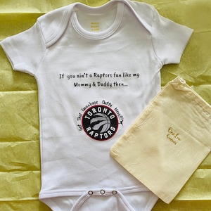 Toronto raptors onesie, raptors, raptors fan, raptors baby onesie, sports fan, baby gift, custom baby onesie