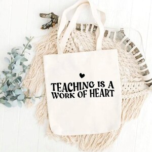 Customized teachers tote bag, custom teachers gift, end of year gift for teachers, homemade teachers gifts, teachers gifts made with love
