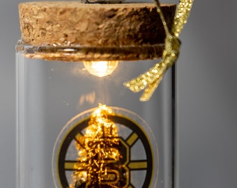 Bruins Theme Christmas Ornament