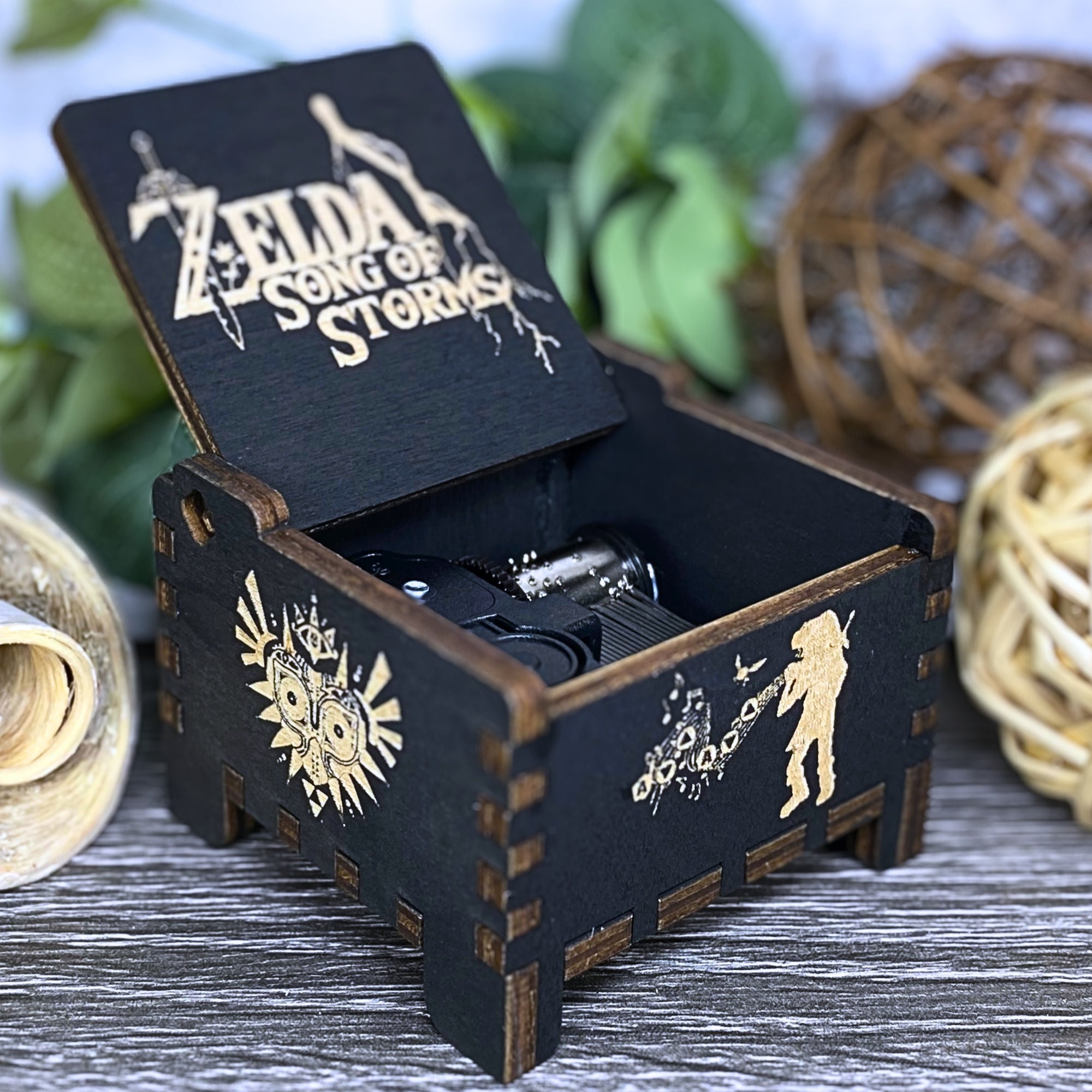 Zelda - Ocarina Of Time - Song Of Storms music box melody