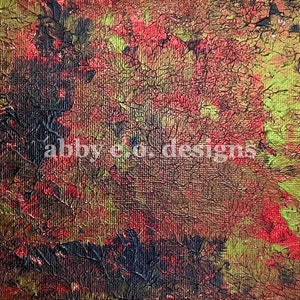 Ricavato donato! Biglietto di auguri "We Remember" — Biglietto di auguri di pittura astratta originale