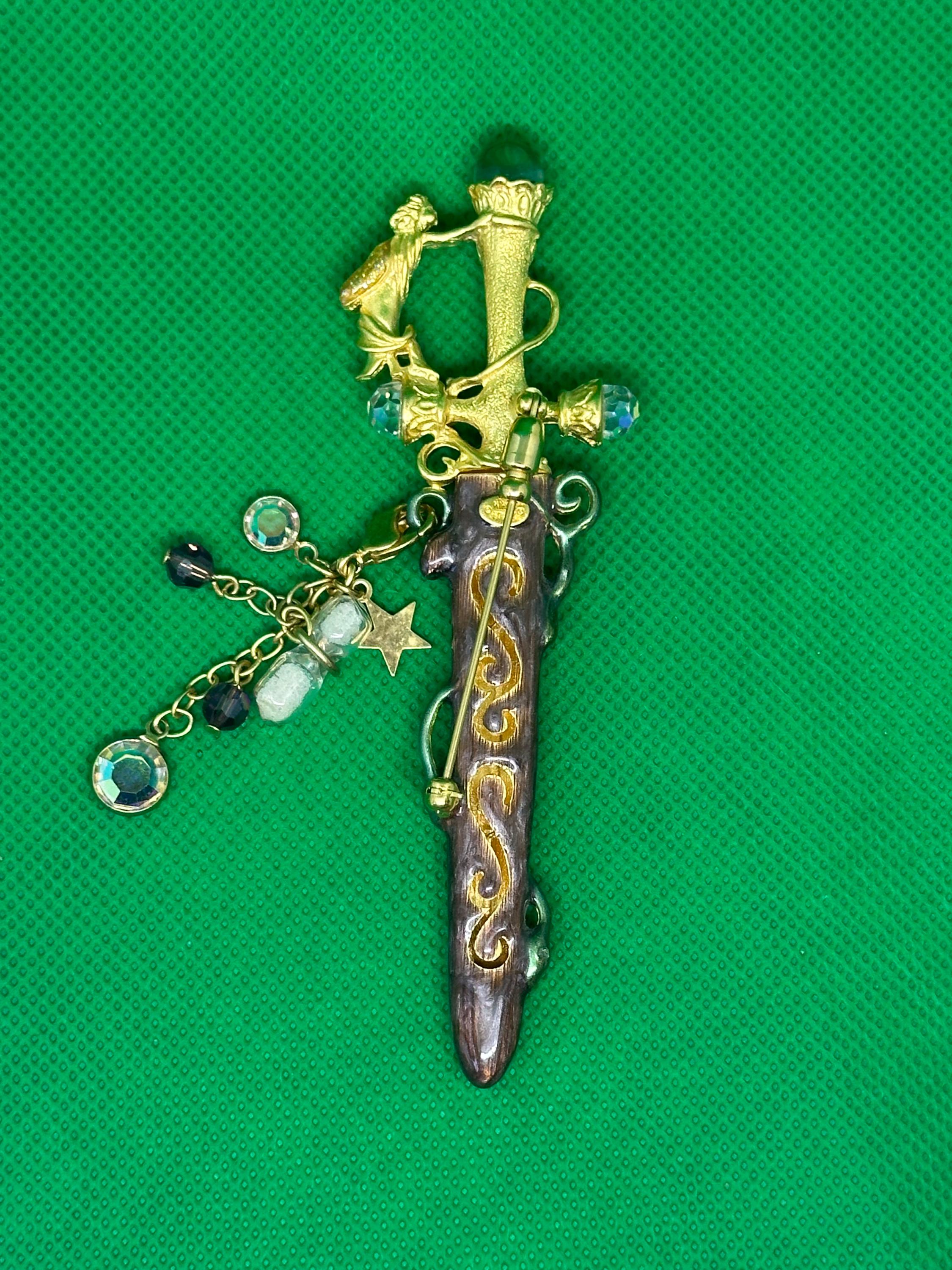 Kirk’s Folly Vintage Sword Brooch RARE Kirks Folly Dagger Sword Brooch Pin | Mercari main image 4
