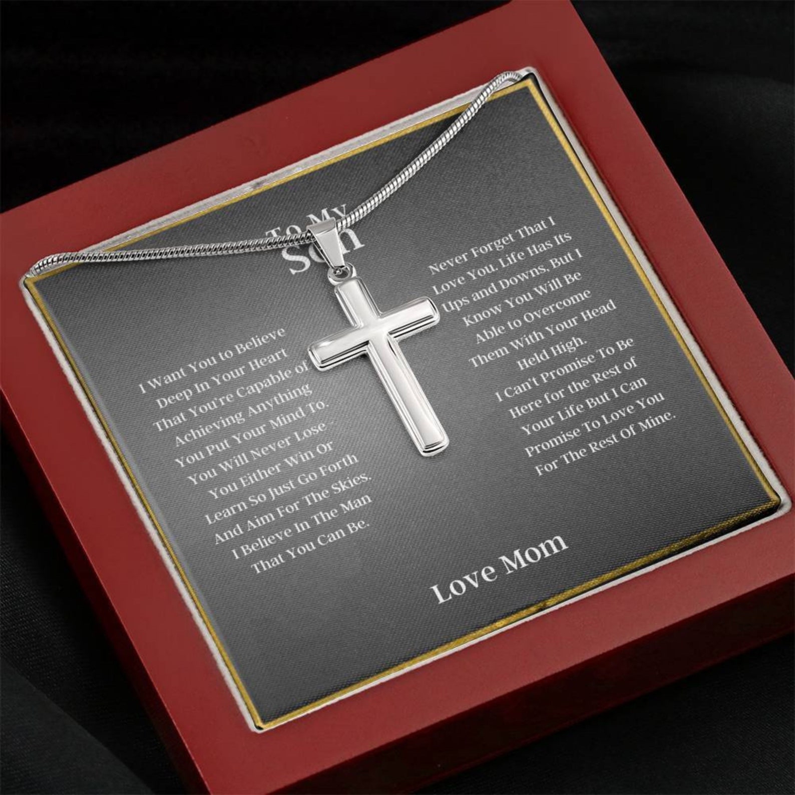 Sohn Geschenk von Mama zu Sohn Geburtstagsgeschenk an Sohn Etsy