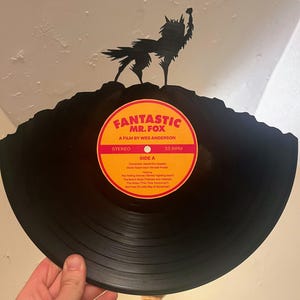Fantastic Mr. Fox Hand Cut Vinyl Record - w/ Custom Label
