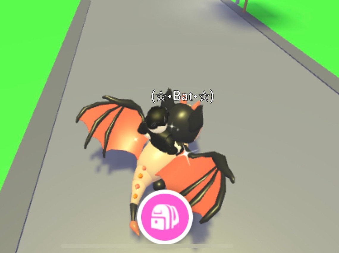 Adopt Me Roblox Fly Ride Bat Dragon | Etsy