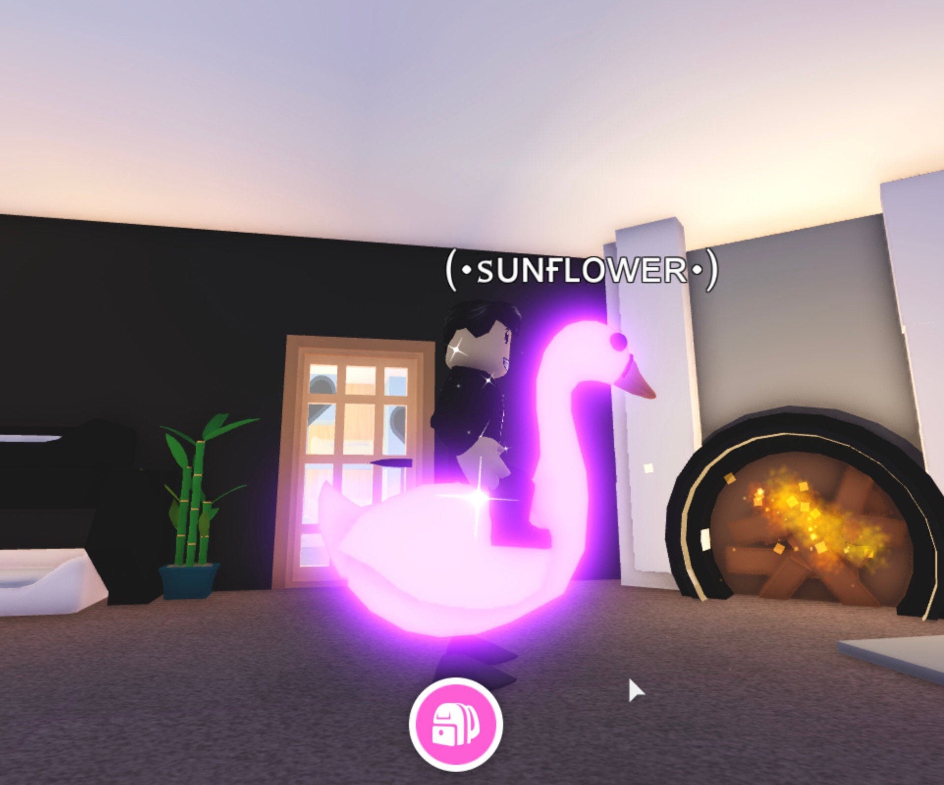 Adopt Me Roblox Mega Neon Swan Fly Ride NFR | Etsy