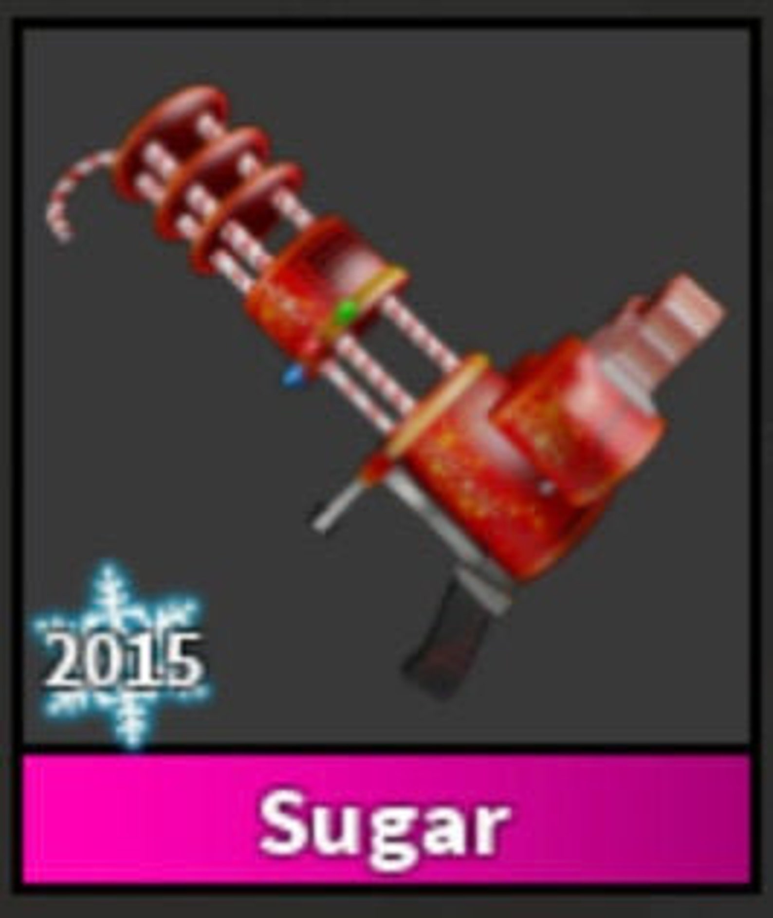 Sugar MM2 Godly Roblox Christmas Event Etsy