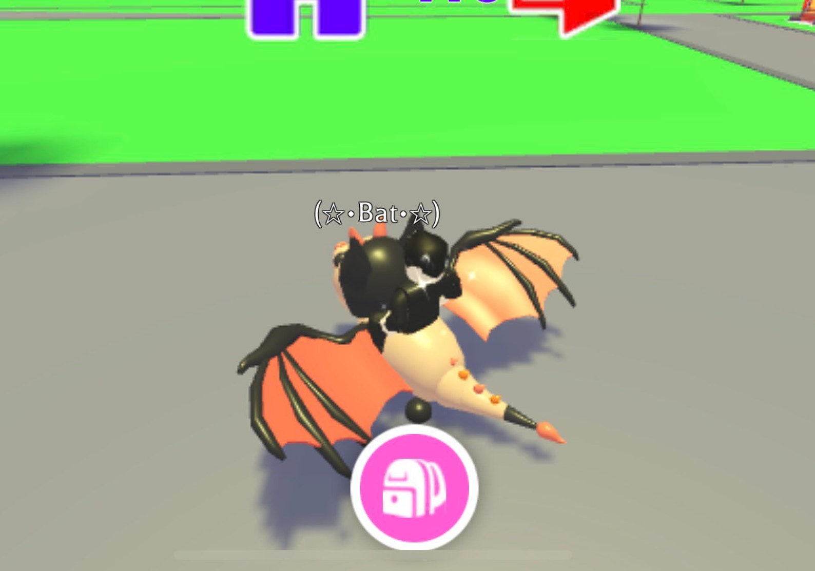 Adopt Me Roblox Fly Ride Bat Dragon Etsy