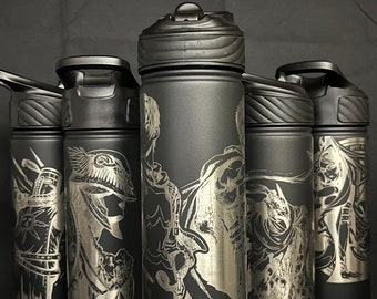 Struggler and Survivor - Laser Engraved Water Bottle -