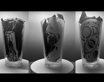 Time Witch - Laser Engraved Pint Glass