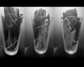 Undead Warrior and Dragon Slayer Back to Back - Laser Engraved Pint Glass