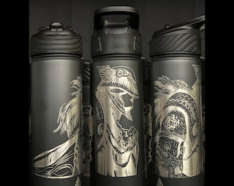 Rot Princess - Laser Engraved Water Bottle -