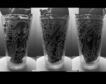 Stained Glass - Laser Engraved Pint Glass