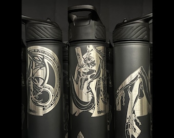 Time Witch Taunt - Laser Engraved Water Bottle -