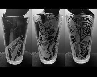 Time Witch Taunt - Laser Engraved Pint Glass