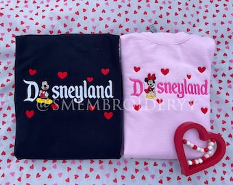 Matching Disneyland Sweatshirt, Disney Couple Hoodie, Sweethearts Nite Sweater