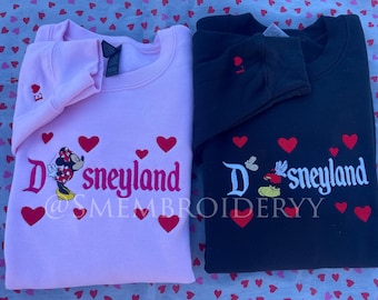 Sweethearts Nite matching Couple Disneyland sweatshirt, sweetheart nite sweater , Disney sweetheart night, Mickey or minnie sweater
