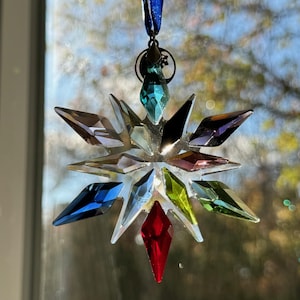 Crystal Snowflake 3.25 inch Multicolor