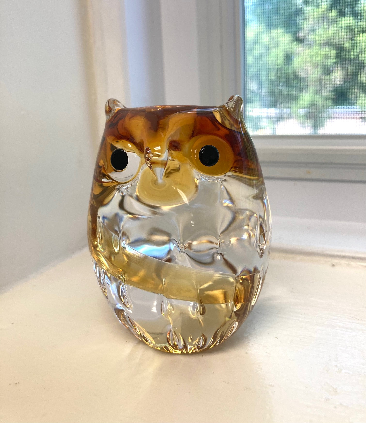Murano glass owl - Etsy 日本