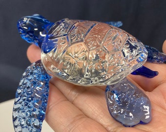 Hand Blown Glass Sea Turtle
