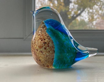 Bluebird of Happiness - Hand Blown Glass - Etsy