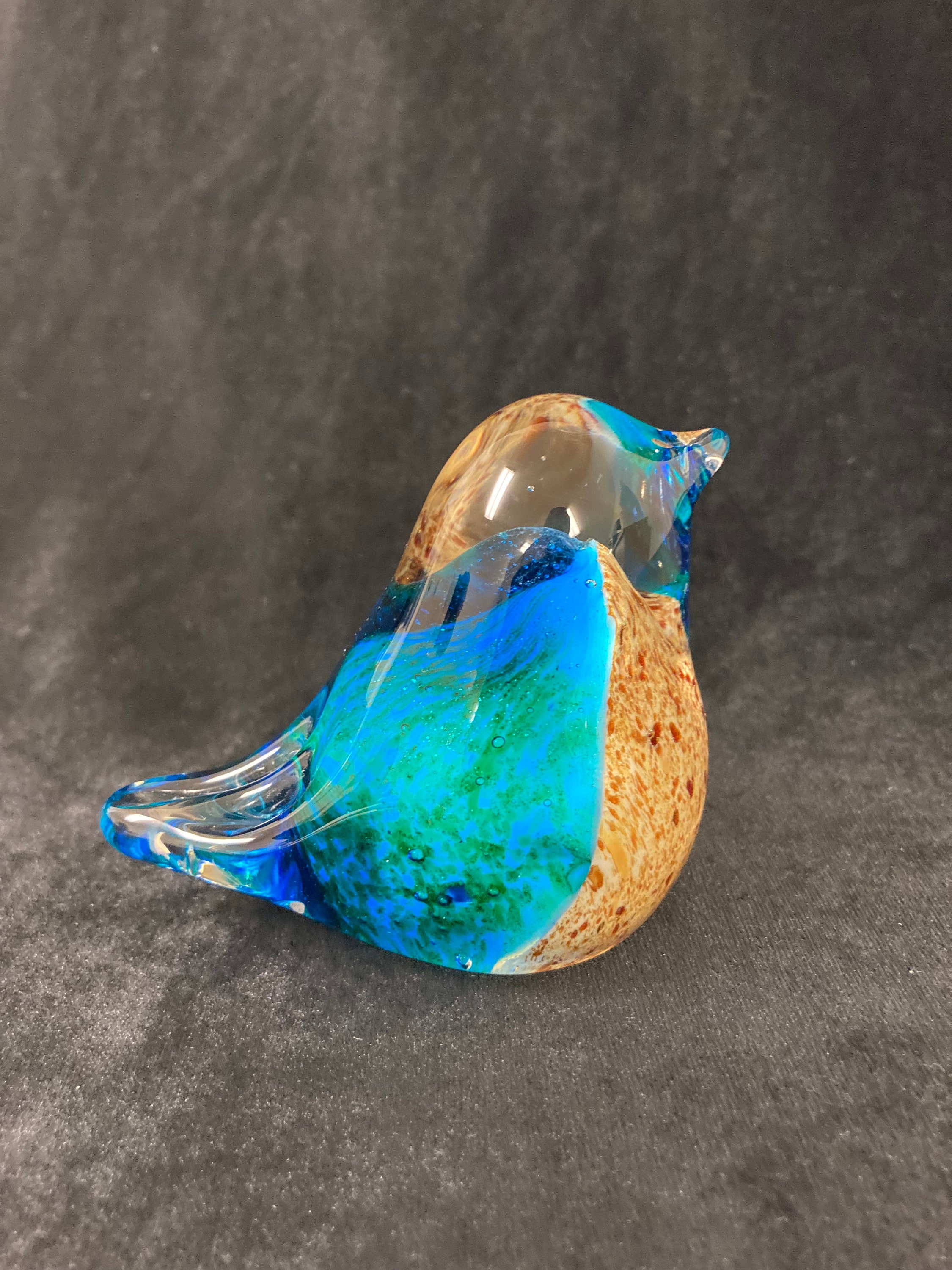 Bluebird of Happiness - Hand Blown Glass - Etsy