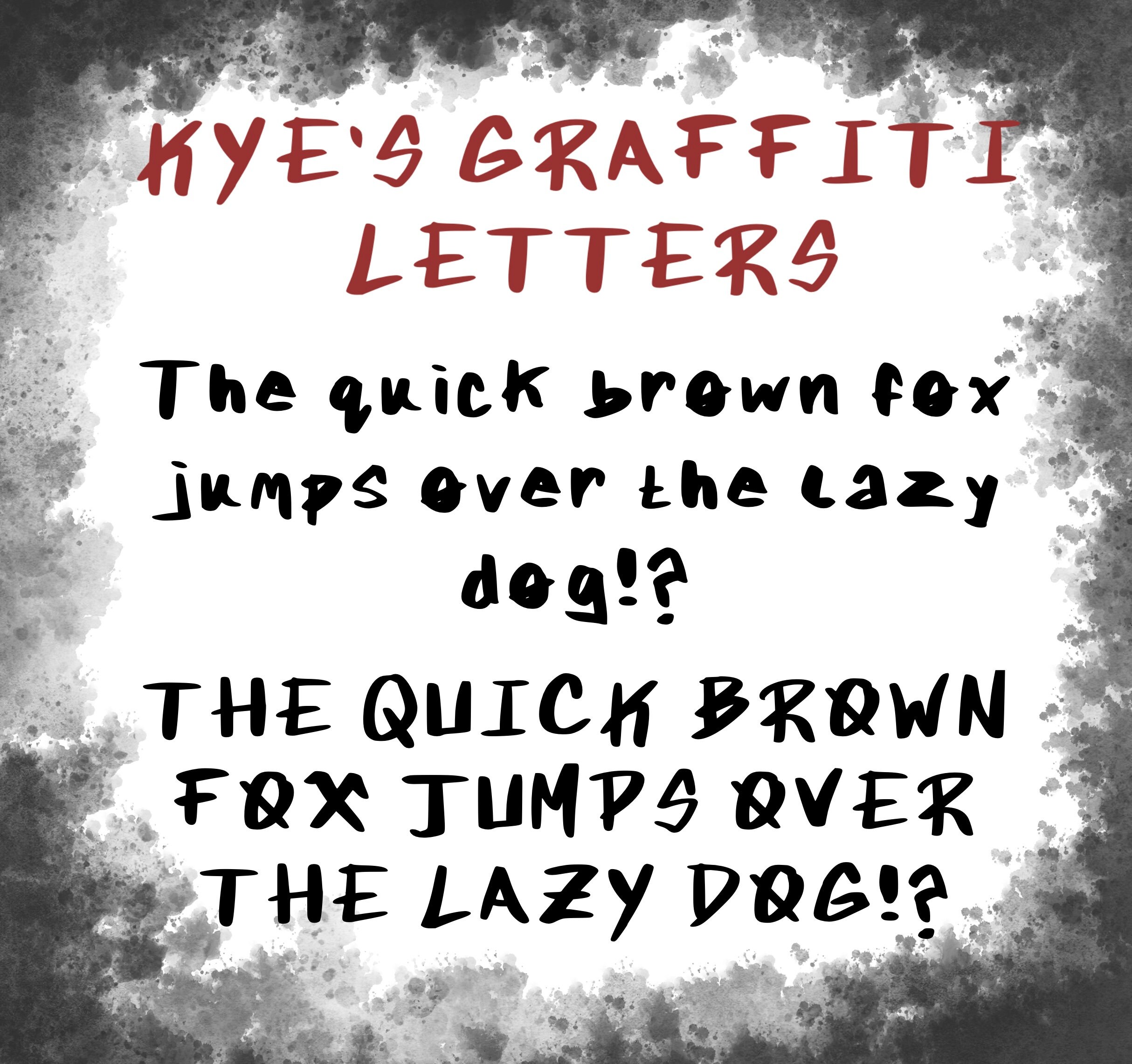 Procreate Comic Style Fonts Typography Handwritten Fonts Type 5 ...