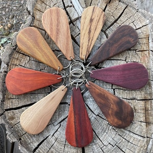 Wood Keychain | Exotic wood keychain | Hardwood keychain | Unique Gift