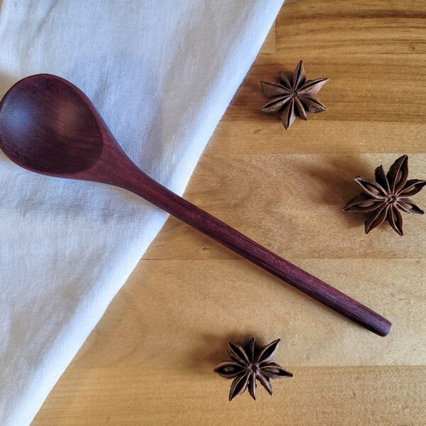 Small Purpleheart Spoon | Handmade wood spoon | Wood spoon | Purpleheart wood