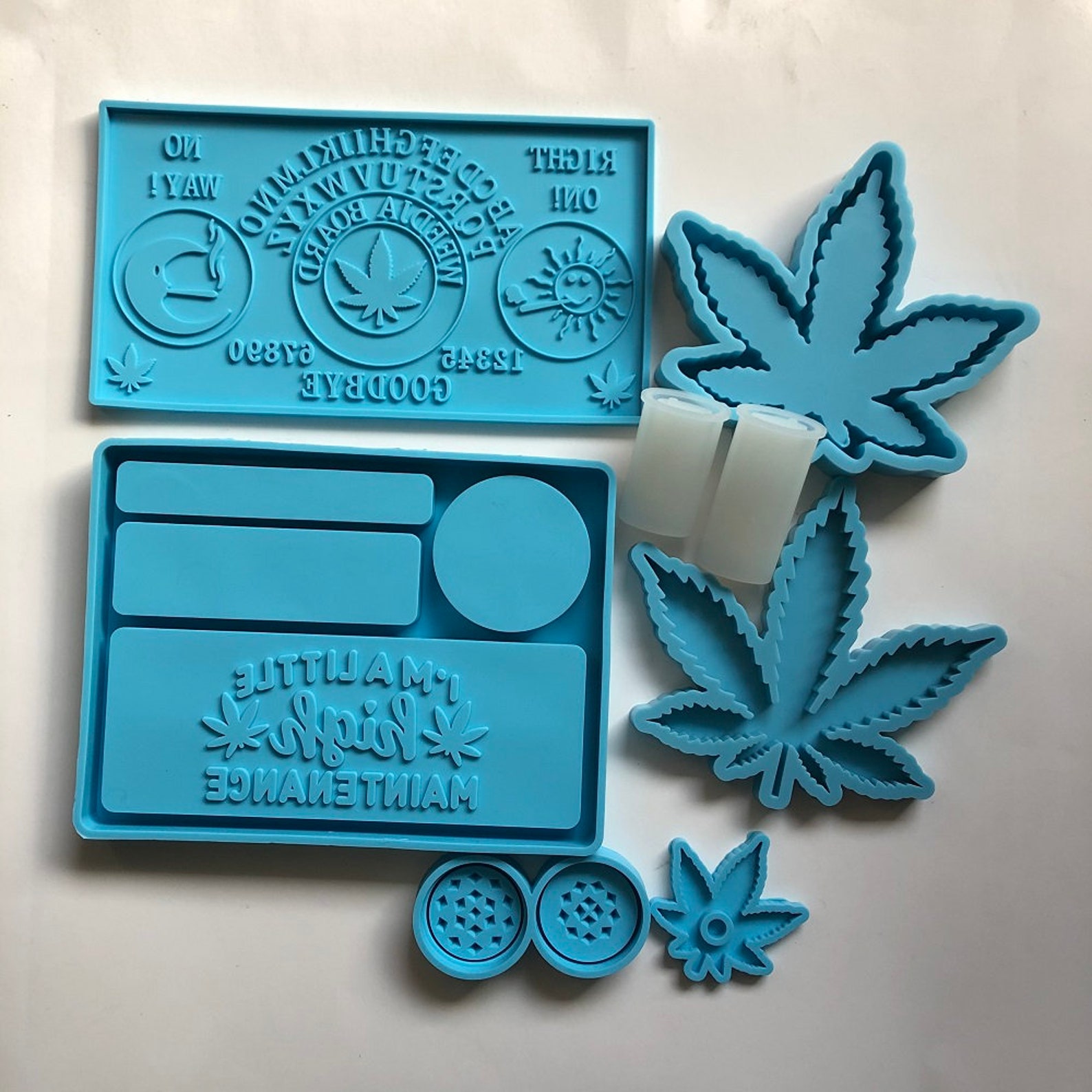 Smoker Full Set Mold Little High Rolling Tray Mold Weed Etsy