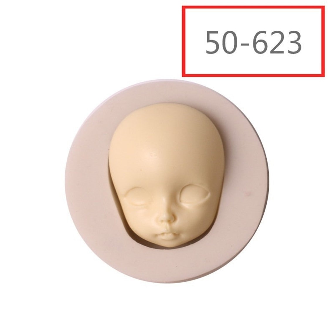 Silicone Baby Face mold Doll Head Mold Expression Shape Etsy