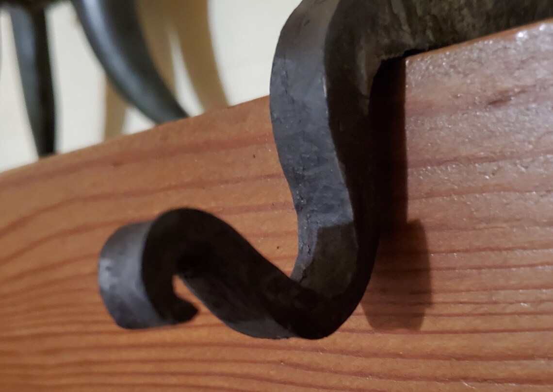 Stocking hanger Hand Rustic decorative railroad spike Etsy