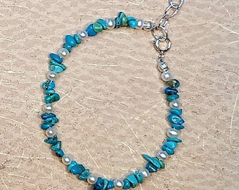 Bracelet Turquoise & Perle