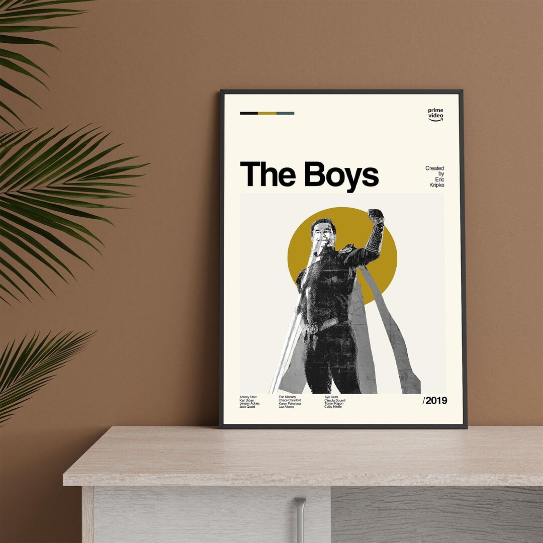 The Boys Poster Eric Kripke Movie Poster Minimalist Art - Etsy