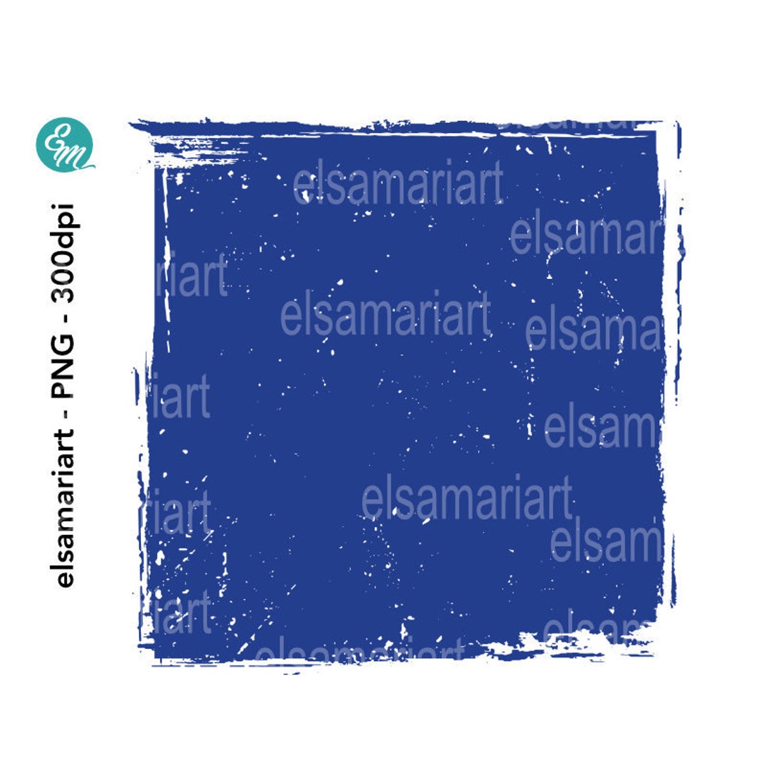 Paint Splatter Blue Frame Background PNG Sublimation Design - Etsy